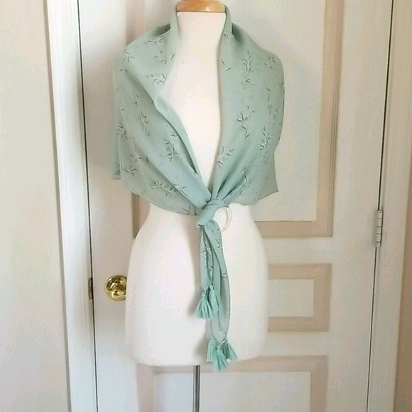 Mint Lavender Scarf